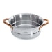 Image 1 of Ouro Gold 18/10 Stainless Steel 8"/ 9.5" Steamer with Two Side Handles