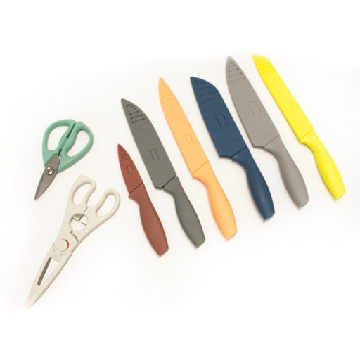 Image 1 of 15Pc Multicolor Knife Set