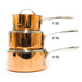 Image 2 of Copper Tri-Ply 3 Qt. Covered Saucepan, Polished