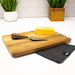 Image 12 of Bamboo 3Pc Rectangle Two-Toned Cutting Board and Aaron Probyn Cheese Knives