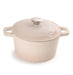 Image 1 of Neo 7qt Cast Iron Round Covered Dutch Oven, Meringue