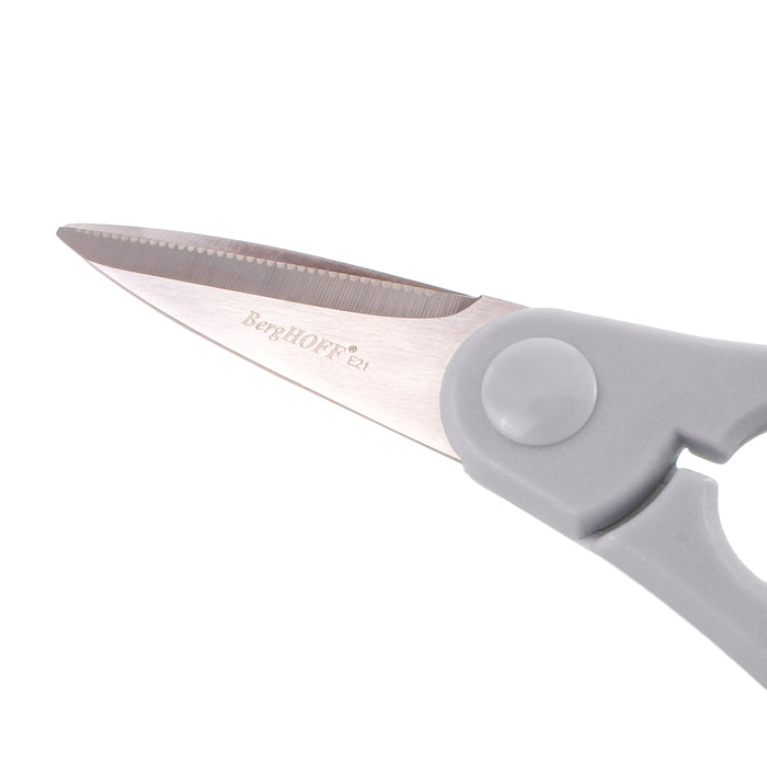 Image 6 of 8pcs PP Knife Set with Universal Black Knife Block, Grey