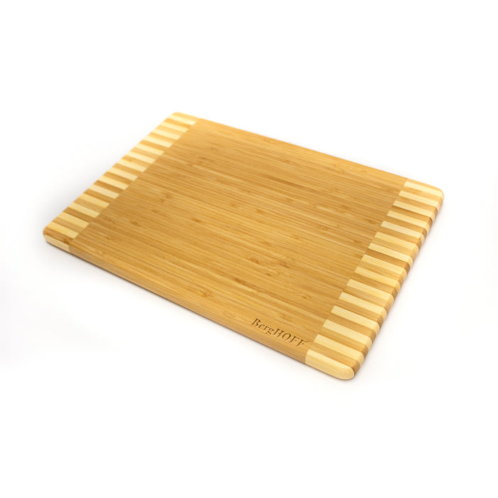 Image 2 of Bamboo Rectangle Cutting Board, Two-tone Stripe, 13"x9"x0.6"