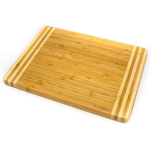 Image 1 of Bamboo Rectangular Cutting Board, Striped, 10.6x7.7x0.6"