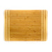 Image 2 of Bamboo Rectangular Cutting Board, Striped, 10.6x7.7x0.6"