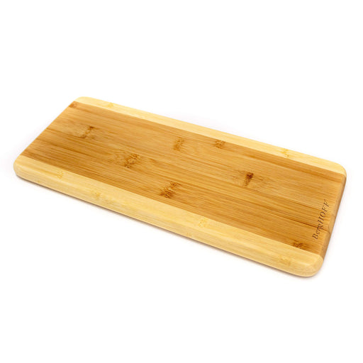 Image 1 of Bamboo Long Rectangular Cutting Board, Two-toned, 14.2x6x0.7"