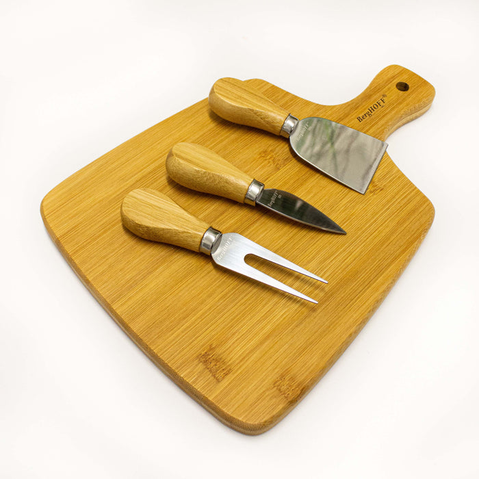 Image 2 of 4pc Bamboo Cheese Cutting Board Set, 11"x7.75"x1.5"
