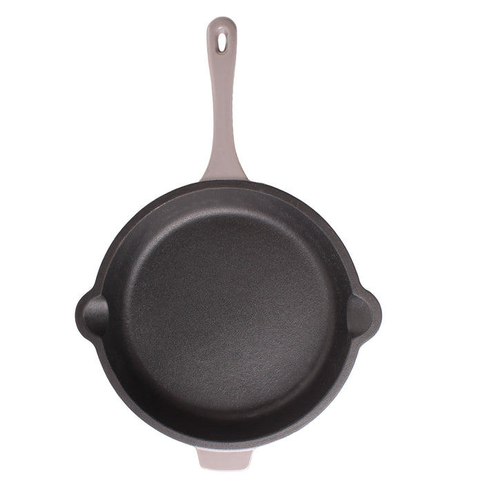 Berghoff Neo 3pc Cast Iron Cookware Set, 3qt. Covered Dutch Oven & 10 Fry  Pan, Oyster : Target