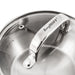 BergHOFF Essentials Belly Shape 18/10 Stainless Steel 3Pc Fry Pan & Stockpot With Glass Lid Image4