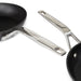 Image 3 of BergHOFF Essentials Non-stick Hard Anodized 11" Deep Skillet 4.3qt. With Glass Lid, Black