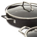 Image 4 of BergHOFF Essentials Non-stick Hard Anodized 11" Deep Skillet 4.3qt. With Glass Lid, Black