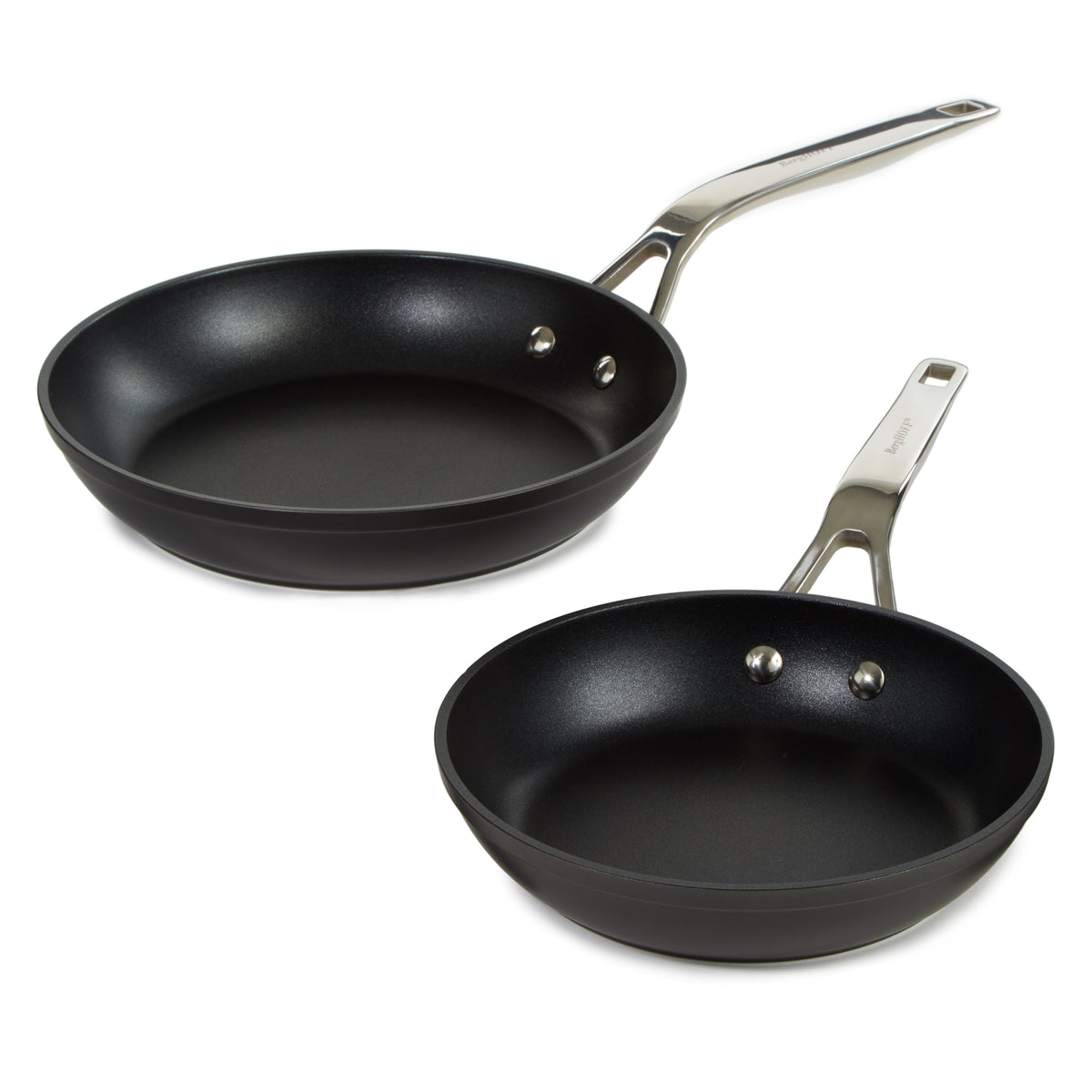 【 ハミングバード 】 ストロータグ 18点 アリランモノトーンセット Essentials 2Pc Nonstick Hard Anodized Fry Pan Set, Black — BergHOFF