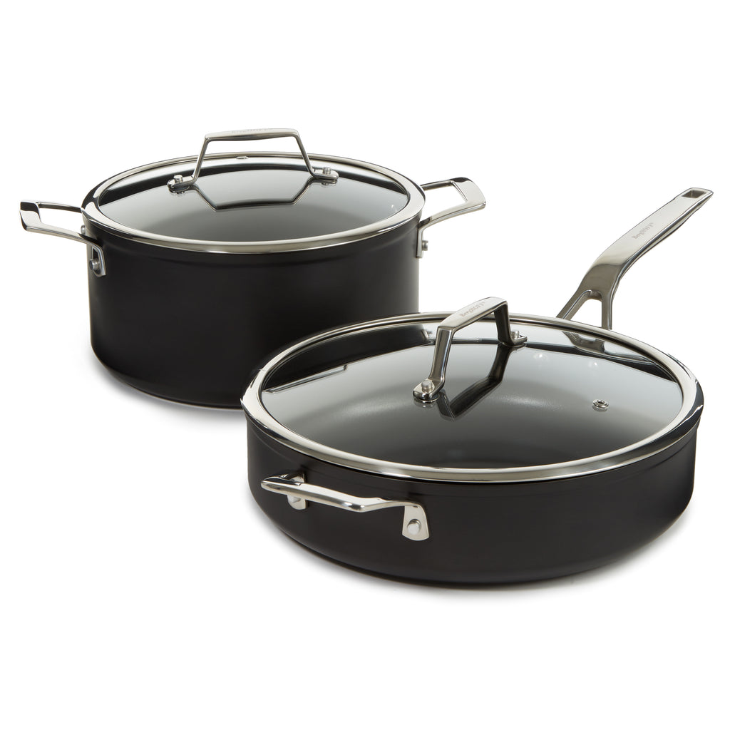 BergHOFF Essentials 2Pc Nonstick Hard Anodized Fry Pan Set, Black main image 1