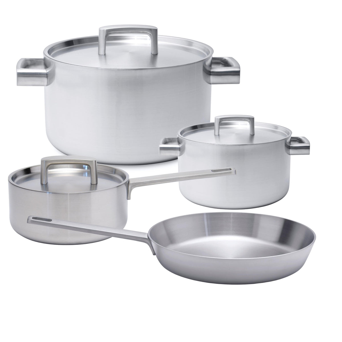 Ron 7Pc 18/10 Stainless Steel 5-Ply Cookware Set — BergHOFF