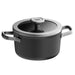 Image 1 of BergHOFF LEO Non-stick Recycled Aluminum Stockpot 8", 3.3qt. With Glass Lid, Graphite