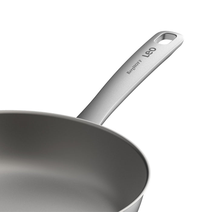 Image 4 of LEO Recycled 18/10 Stainless Steel Frying Pan 10", Graphite