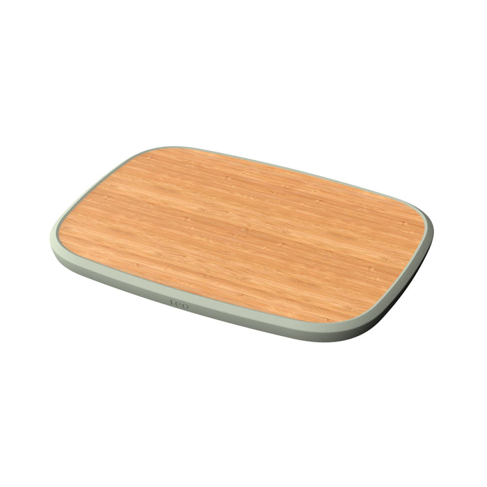 Image 1 of BergHOFF Balance Bamboo Large Cutting board 14.5", Recycled Material, Green