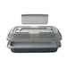 Image 3 of GEM 13" Covered Cake Pan Gray with Carry Lid and Slicing Tool