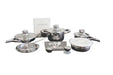 Image 1 of TFK 15Pc Gourmet 18/10 Stainless Steel Cookware Set