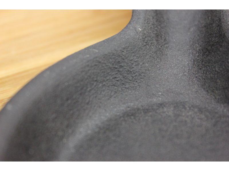 Image 4 of Cast Iron Set Spoon & Steak Press 2pc Red