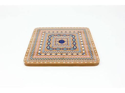Image 1 of Bamboo Multi-Colored Trivet, Set of 4