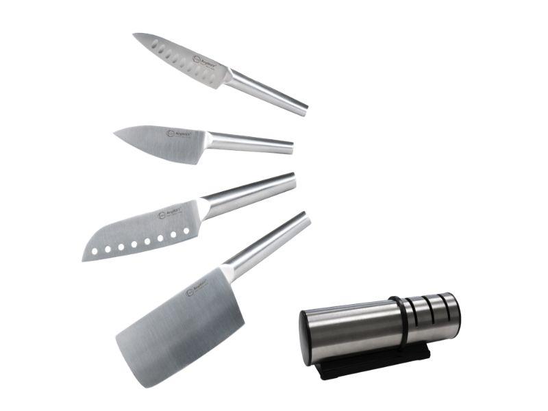 BergHOFF Straight 5pc 18/10 Stainless Steel Knife Set