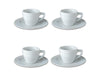 Image 1 of Essentials 3.5oz Porcelain Espresso Cup & Saucers, Set of 4