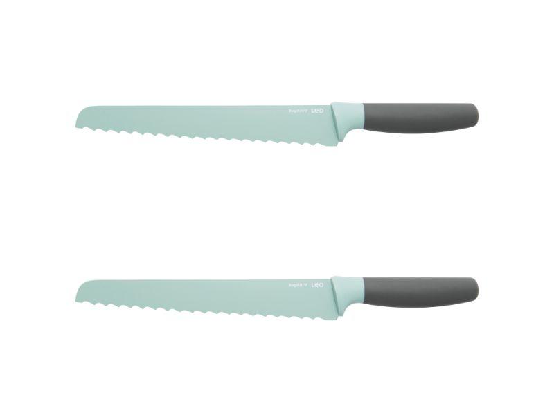 Image 1 of Leo 9” Stainless Steel Bread Knife, Set of 2