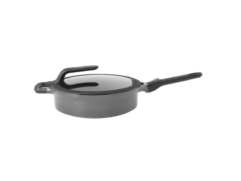 Image 1 of GEM 11" Stay-Cool Covered Sauté Pan, Grey