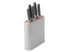 Image 3 of Leo 6pc Stainless Steel Cutlery Set with Block