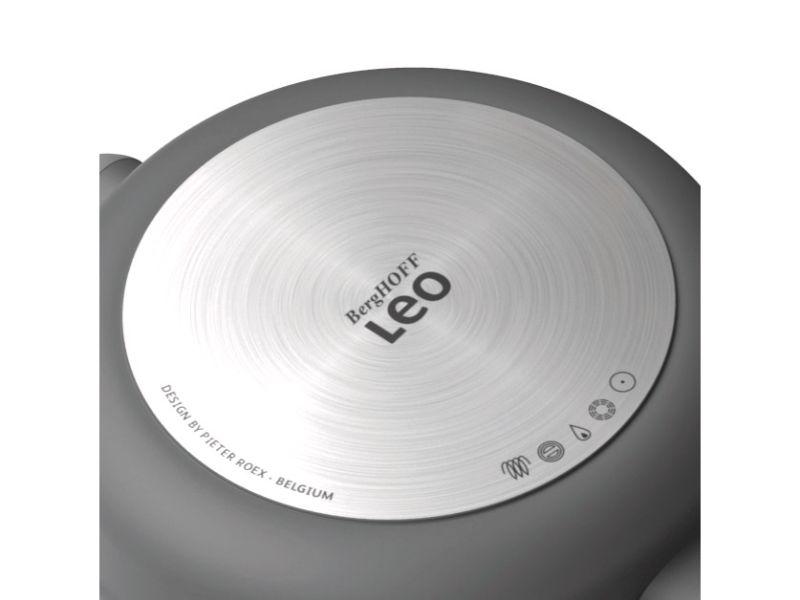 Image 3 of Leo 11" Non-Stick Grill Pan, Grey