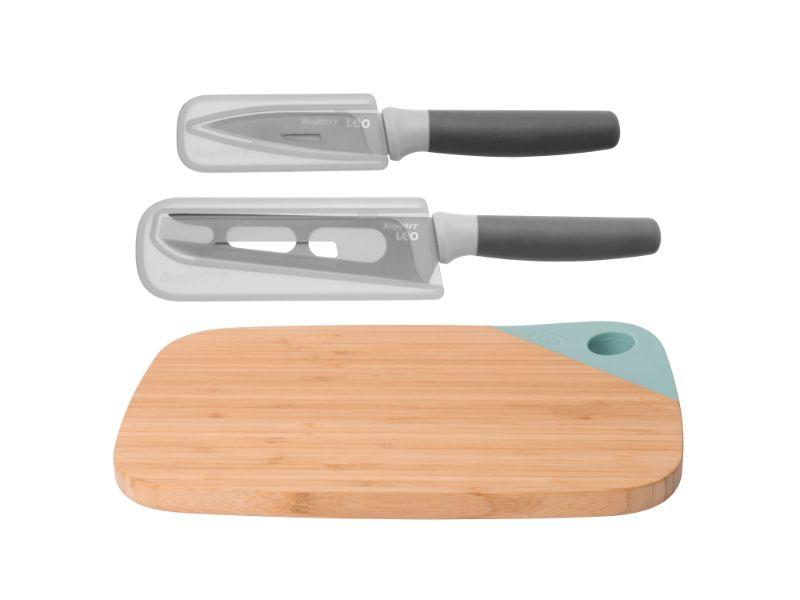 Image 1 of Leo 3pc Cutting Board and Knife Set
