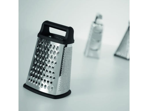 Image 1 of Essentials 10" Stainless Steel 4-Sided Grater with handle