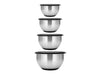 Image 3 of Geminis 8Pc Stainless Steel Mixing Bowl Set with Lids