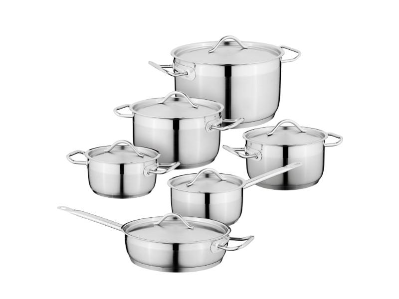Image 1 of Essentials SS 12 Pieces Cookware Set