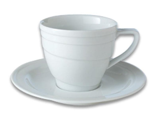 BergHOFF Essentials 4oz Porcelain Cup & Saucers, Set of 4