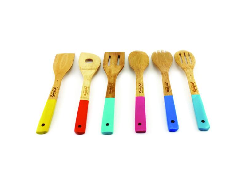 Image 1 of CooknCo 6Pc Bamboo Utensil Set