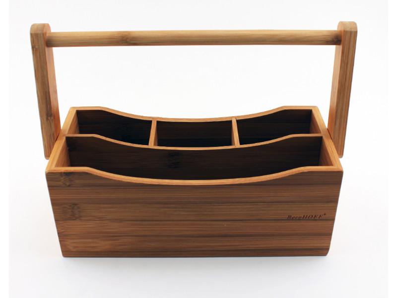 Image 1 of Bamboo 9.75 in. Flatware Caddy