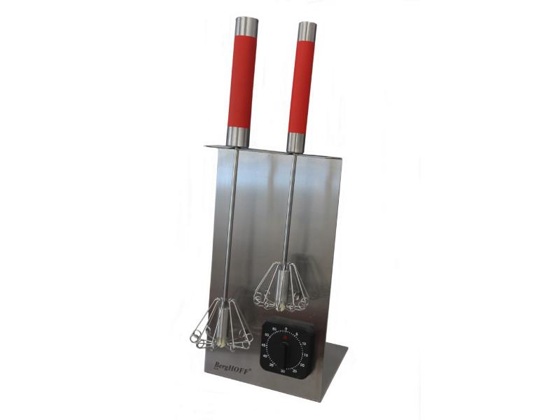 Image 1 of SS Magic Whisk & Timer Set Red