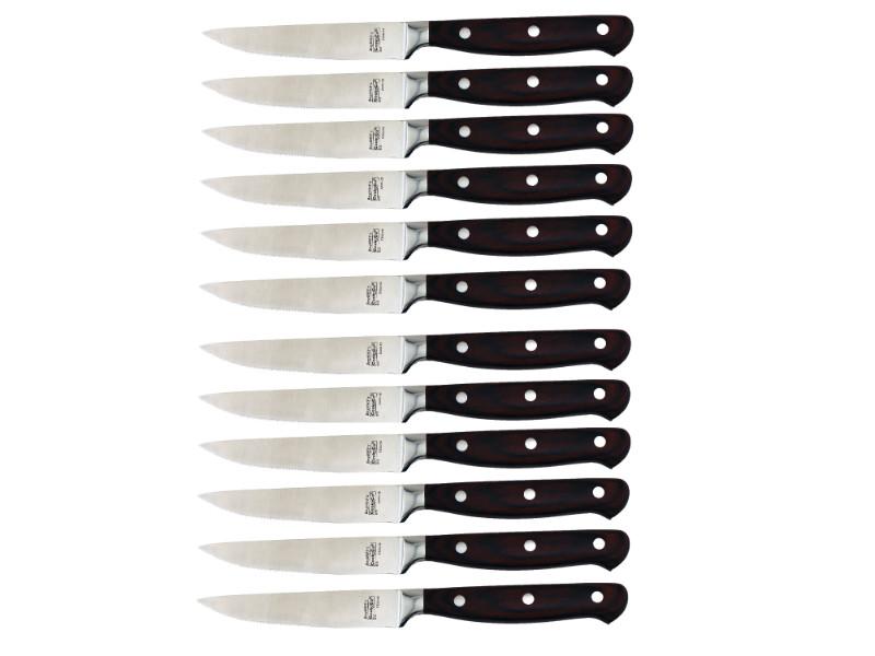 Image 1 of Pakka 12Pc Stainless Steel Steak Knife Set