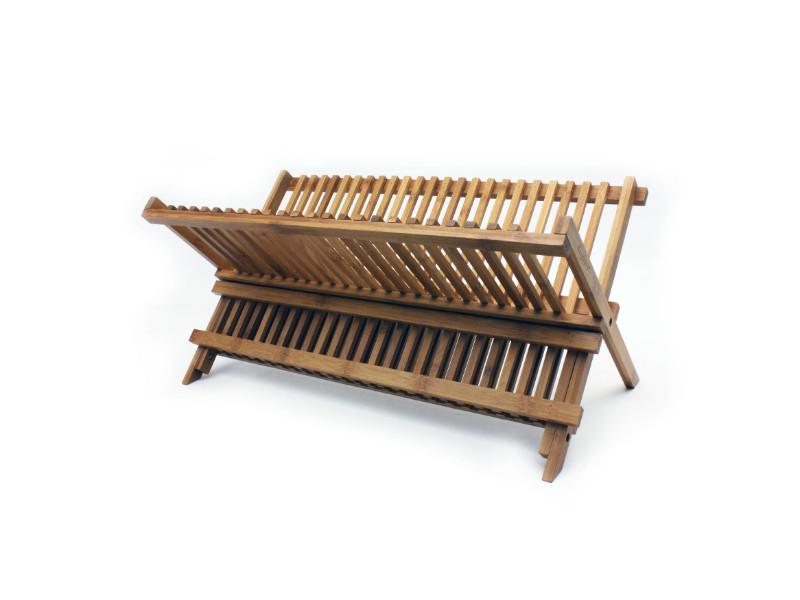 Image 1 of 20" Bamboo Plate Rack