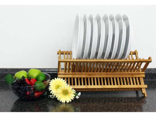 Image 2 of 20" Bamboo Plate Rack
