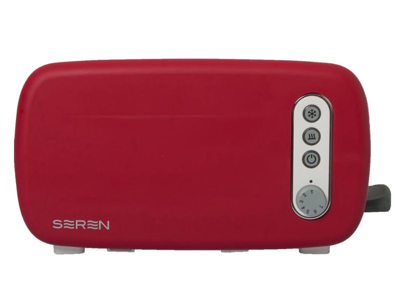 BergHOFF Seren 2Pc Side Loading Toaster with Red Panel