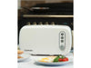 Image 4 of Seren Side Loading Toaster with Cool Touch Exterior and Removable Crumb Tray, with Cream Front Panel/ Serving Tray