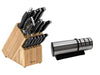 Image 1 of Essentials 15Pc Cutlery Set and Block Set with Sharpener