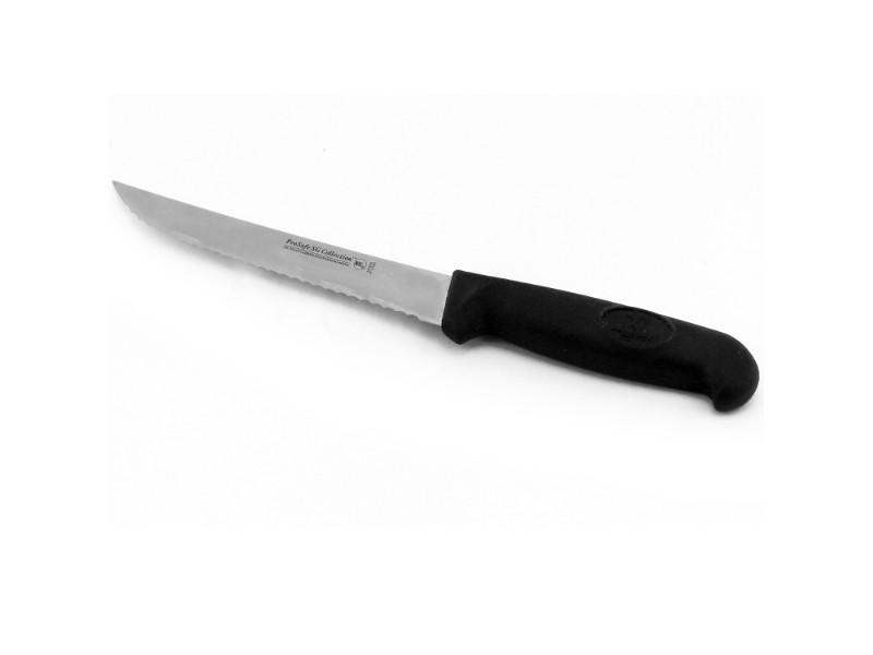 Image 1 of Soft Grip 6" Stainless Steel Scalloped Utility Knife