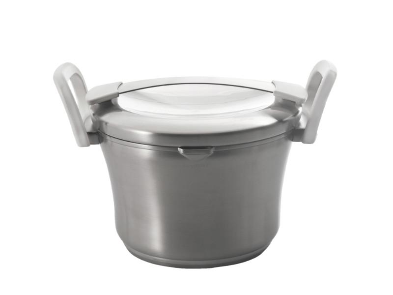 Image 1 of Auriga 8" Stainless Steel Covered Casserole 3.1Qt
