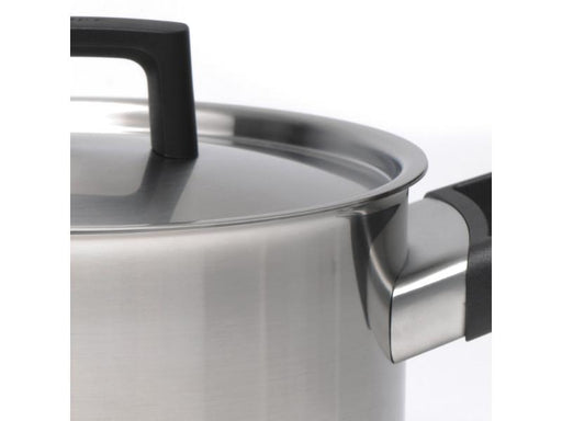 Image 2 of Ron 8" Stainless Steel Covered Casserole