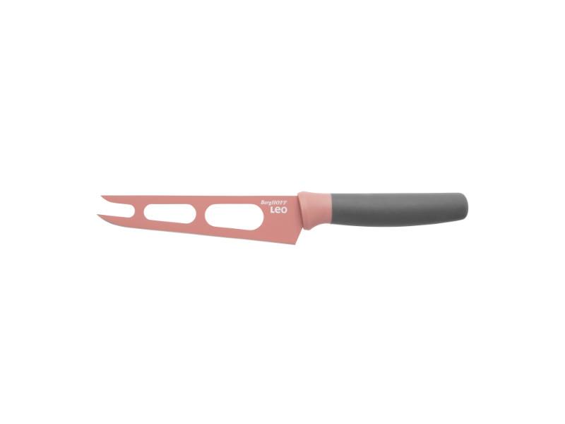 Image 1 of Leo 5" Stainless Steel Cheese Knife, Pink