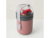 Image 2 of Leo 0.5Qt Dual Lunch Pot, Pink & Gray